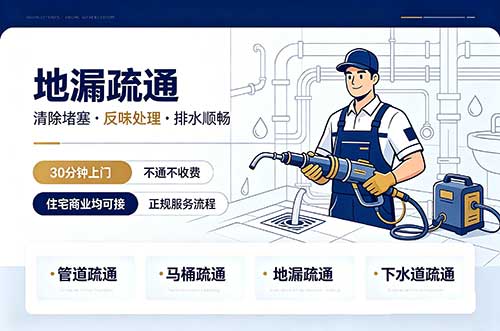 临潼地漏疏通