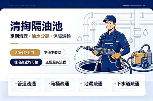 临潼清掏隔油池